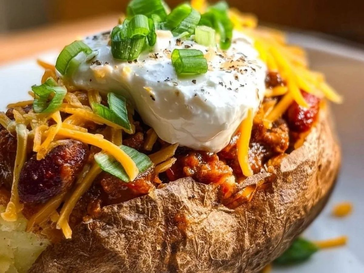 Baked Potato and Chili Bar